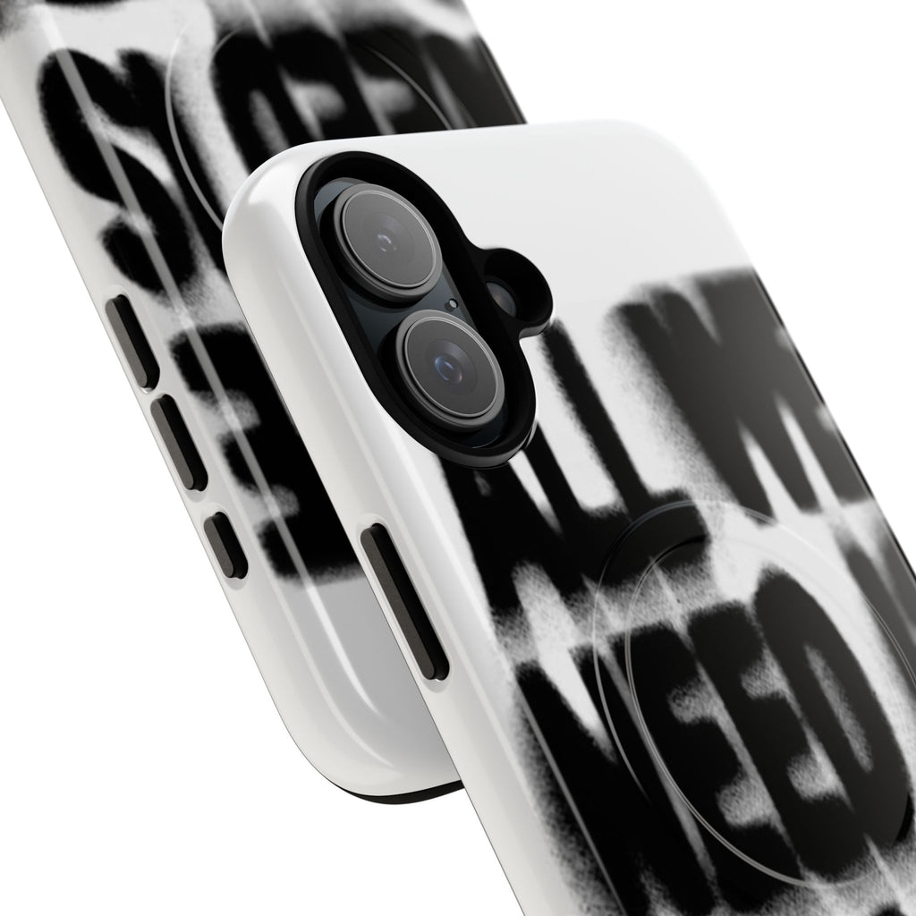 Phone Case — 'All We Need Is Money' Bold Graffiti Tough Magnetic Case
