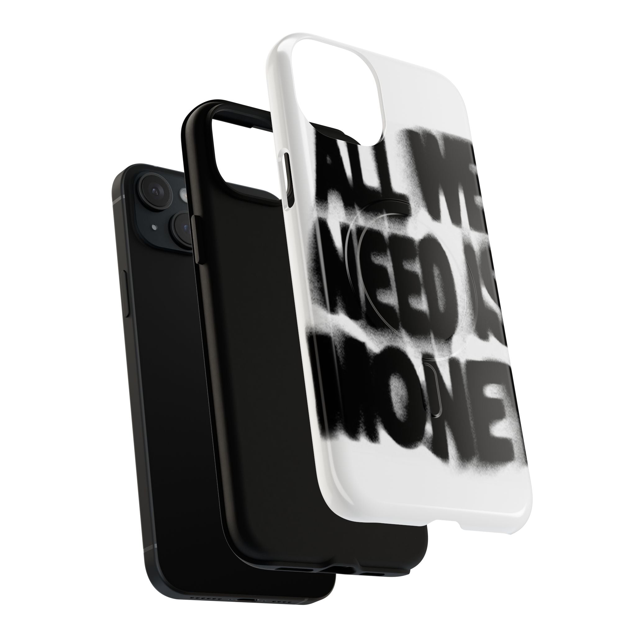 Phone Case — 'All We Need Is Money' Bold Graffiti Tough Magnetic Case