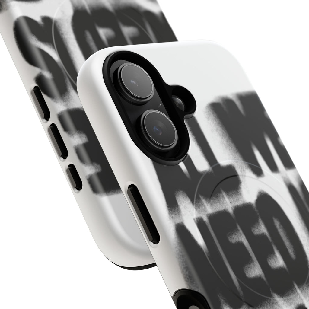 Phone Case — 'All We Need Is Money' Bold Graffiti Tough Magnetic Case
