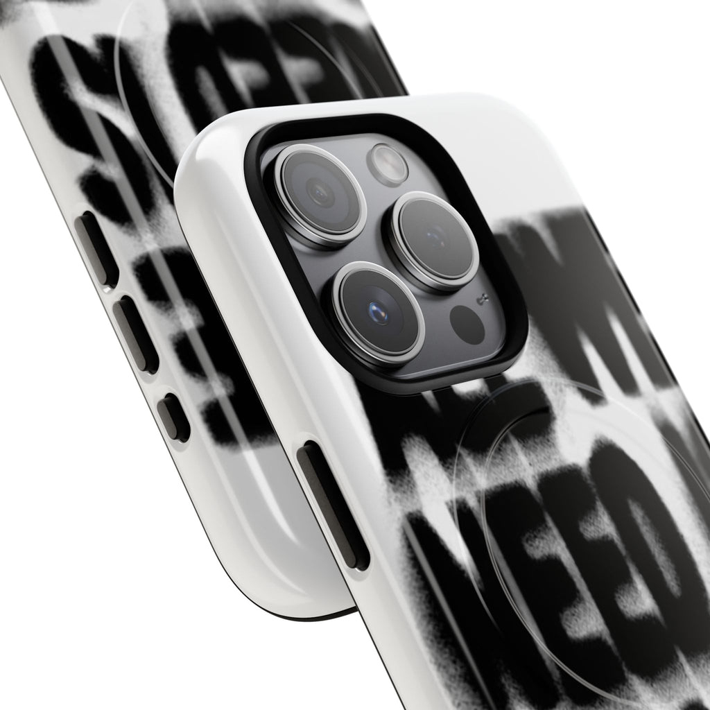 Phone Case — 'All We Need Is Money' Bold Graffiti Tough Magnetic Case