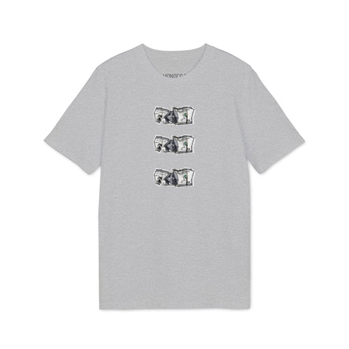 Graphic Tee — Burning Car with Forest Fire Illustration