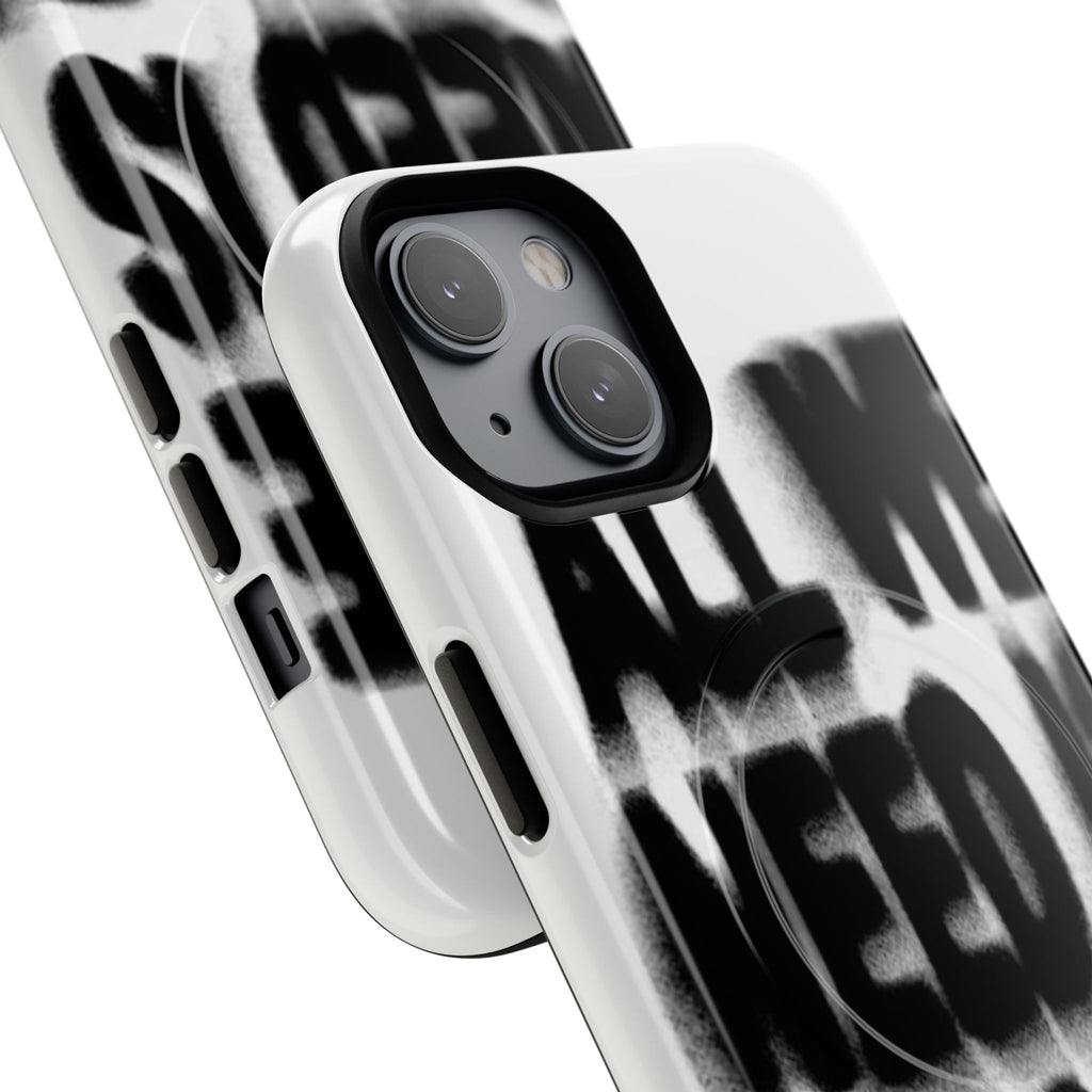 Phone Case — 'All We Need Is Money' Bold Graffiti Tough Magnetic Case