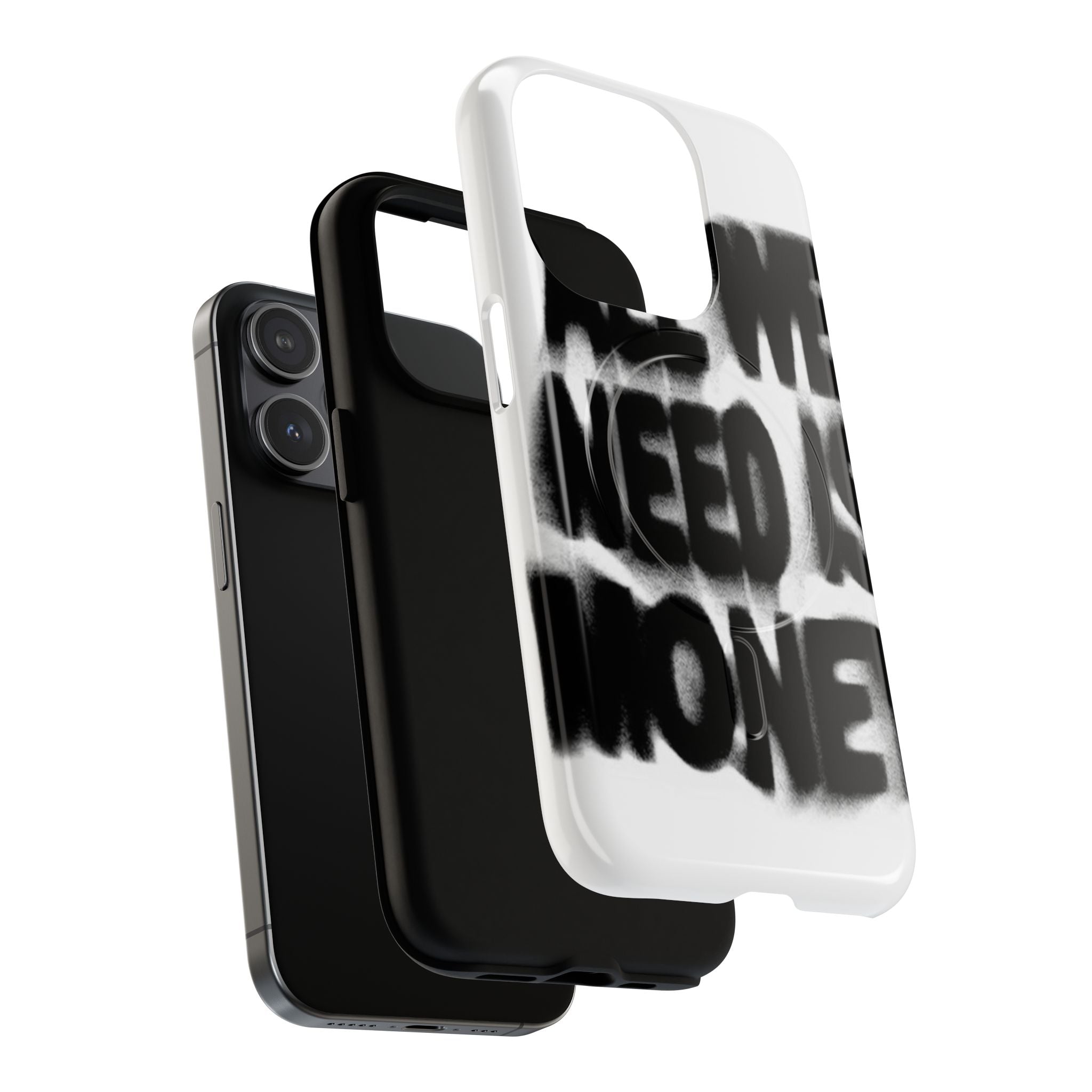 Phone Case — 'All We Need Is Money' Bold Graffiti Tough Magnetic Case