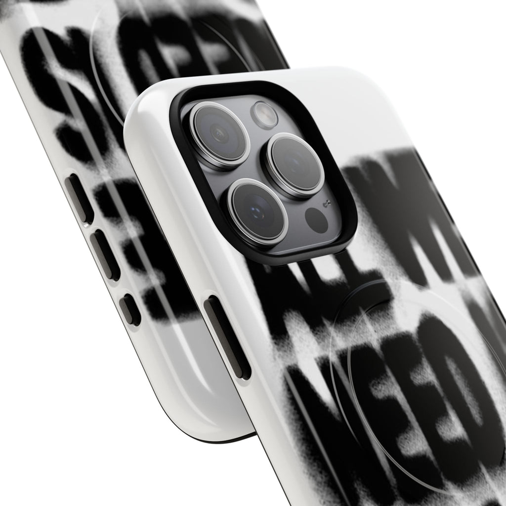 Phone Case — 'All We Need Is Money' Bold Graffiti Tough Magnetic Case
