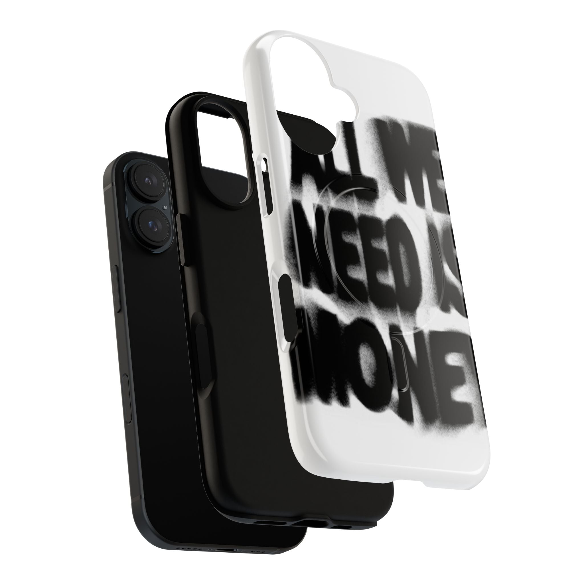 Phone Case — 'All We Need Is Money' Bold Graffiti Tough Magnetic Case