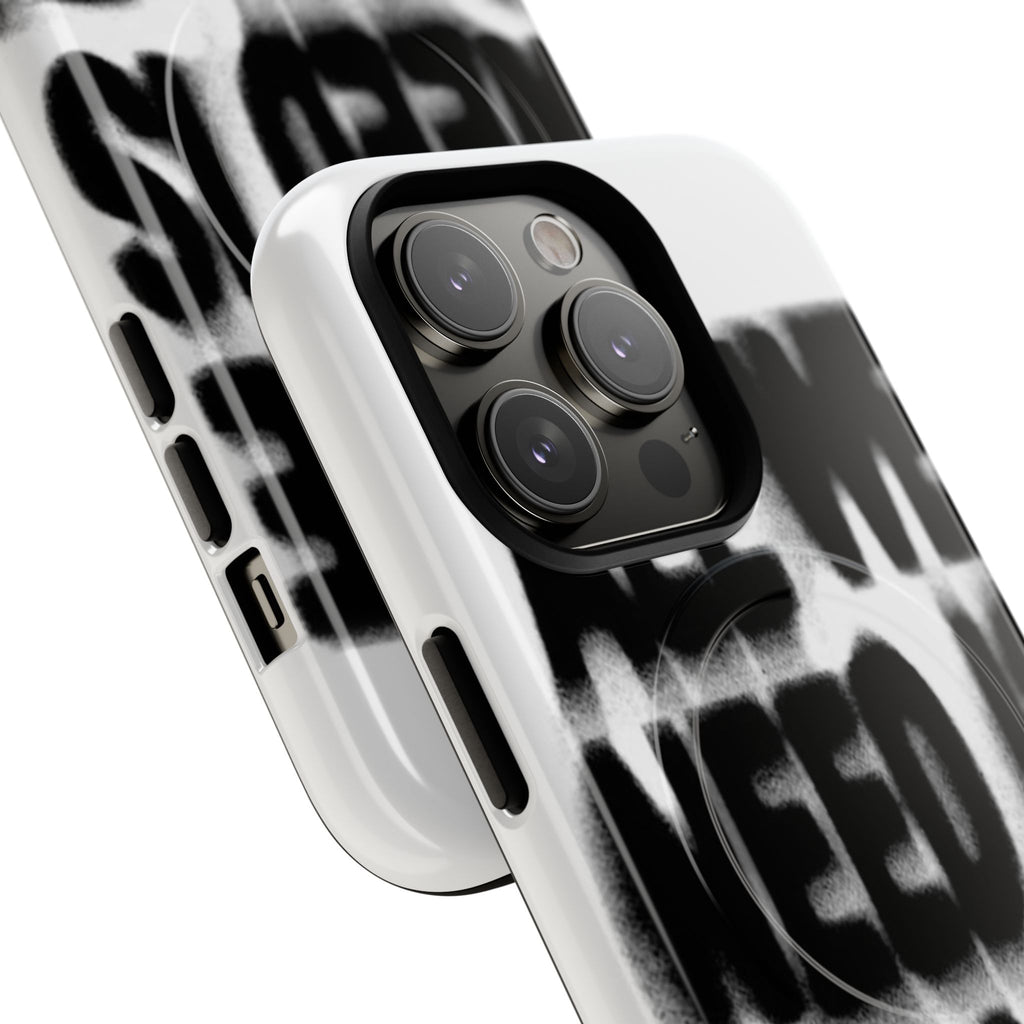 Phone Case — 'All We Need Is Money' Bold Graffiti Tough Magnetic Case