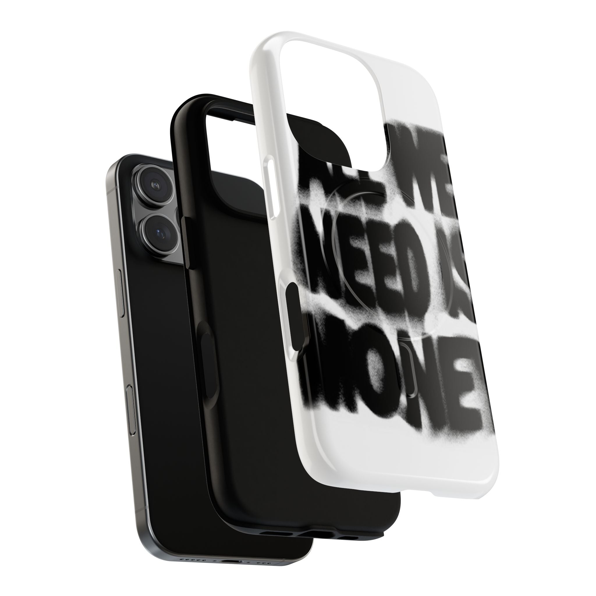 Phone Case — 'All We Need Is Money' Bold Graffiti Tough Magnetic Case