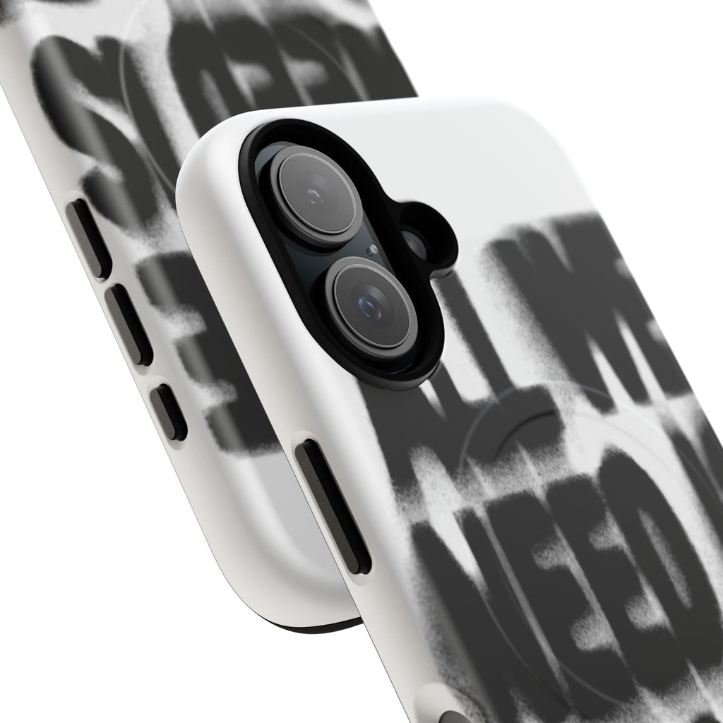 Phone Case — 'All We Need Is Money' Bold Graffiti Tough Magnetic Case